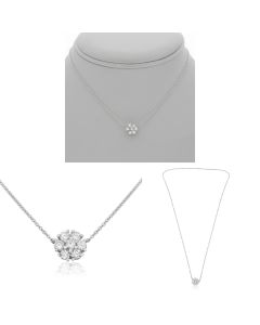 Round Diamond Necklace