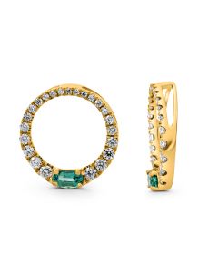 Oval Emerald Pendant