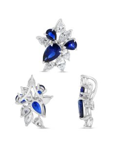 Pear Shape Sapphire Pendant