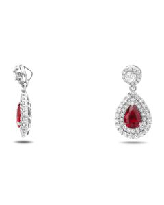 Pear Shape Ruby Pendant