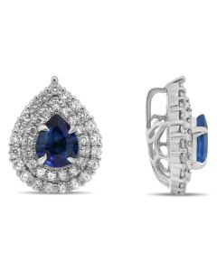 Pear Shape Sapphire Pendant
