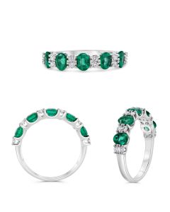 Oval Emerald Ring