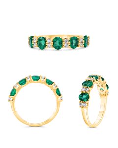Oval Emerald Ring