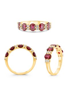 Oval Ruby Ring