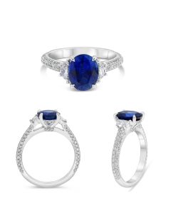 Oval Sapphire Ring