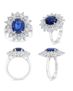 Oval Sapphire Ring
