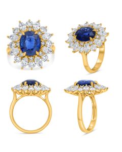 Oval Sapphire Ring