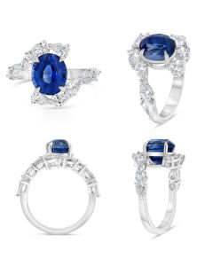 Oval Sapphire Ring