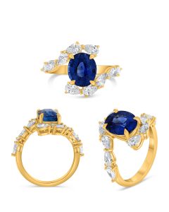 Oval Sapphire Ring