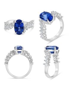 Oval Sapphire Ring