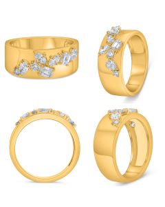 Mixed Shape Diamond Ring