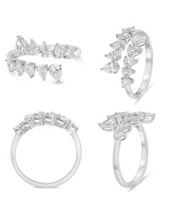 Pear Shape Diamond Ring