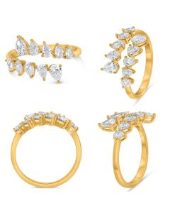 Pear Shape Diamond Ring