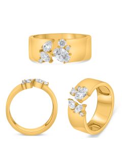 Mixed Shape Diamond Ring
