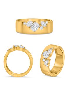 Mixed Shape Diamond Ring