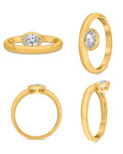 Oval Diamond Ring