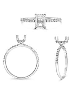 Emerald Cut Diamond Ring