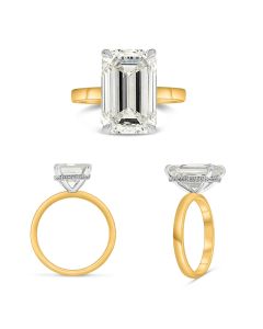 Emerald Cut Diamond Ring