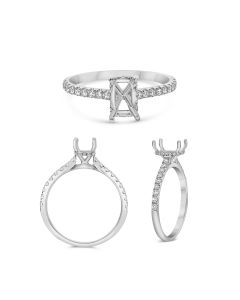 Emerald Cut Diamond Ring