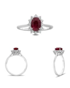 Oval Ruby Ring
