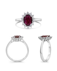 Oval Ruby Ring
