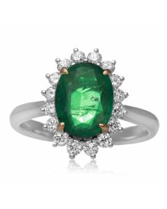 Oval Emerald Ring