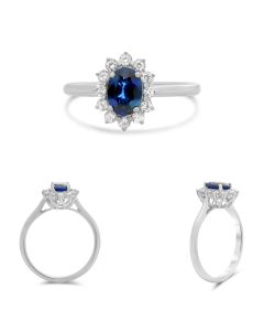 Oval Sapphire Ring