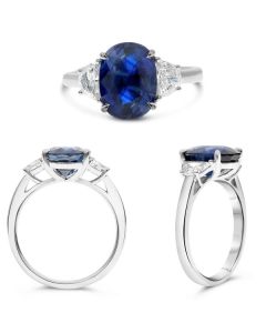 Oval Sapphire Ring