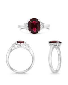 Oval Ruby Ring