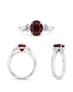 Oval Ruby Ring