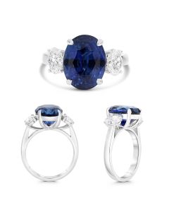 Oval Sapphire Ring