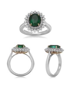 Oval Emerald Ring