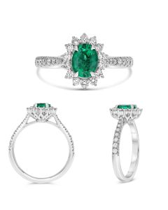 Oval Emerald Ring