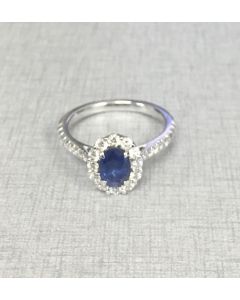 Oval Sapphire Ring