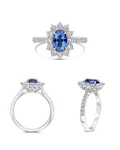Oval Sapphire Ring