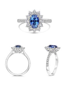 Oval Sapphire Ring