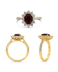 Oval Ruby Ring