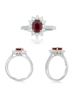 Oval Ruby Ring
