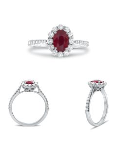 Oval Ruby Ring