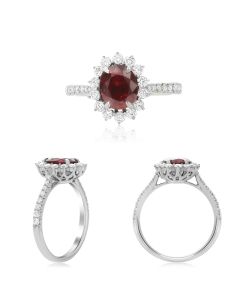 Oval Ruby Ring