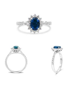 Oval Sapphire Ring
