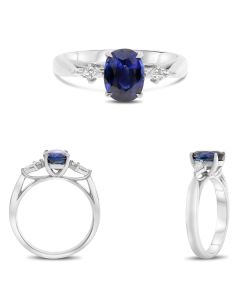 Oval Sapphire Ring