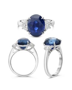 Oval Sapphire Ring