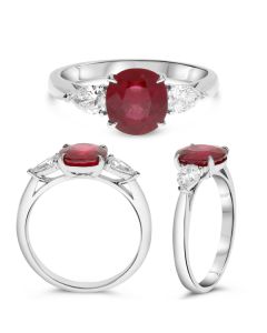 Oval Ruby Ring