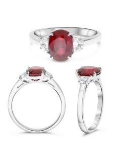 Oval Ruby Ring