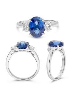 Oval Sapphire Ring