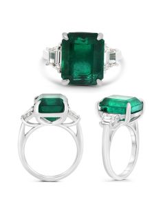 Emerald Cut Emerald Ring