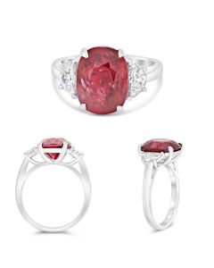Oval Ruby Ring