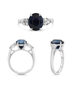 Oval Sapphire Ring