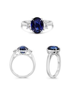 Oval Sapphire Ring